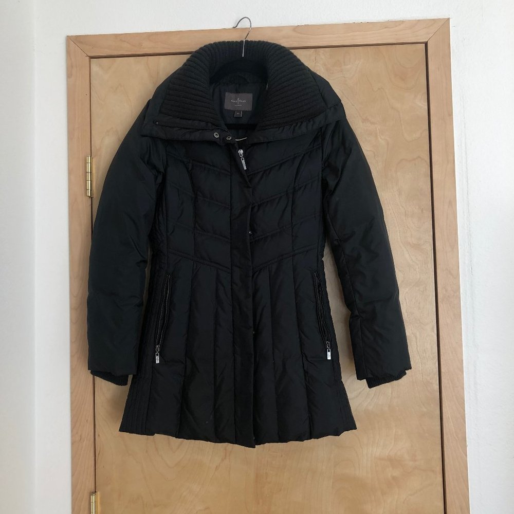 COLE HAAN BLACK DOWN PUFFY WOMEN'S XS